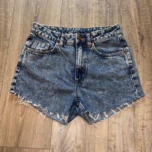 Divided High Rise Denim Shorts